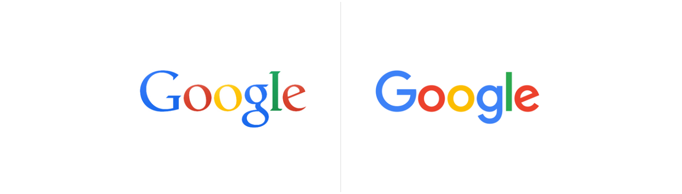 Google 新舊logo