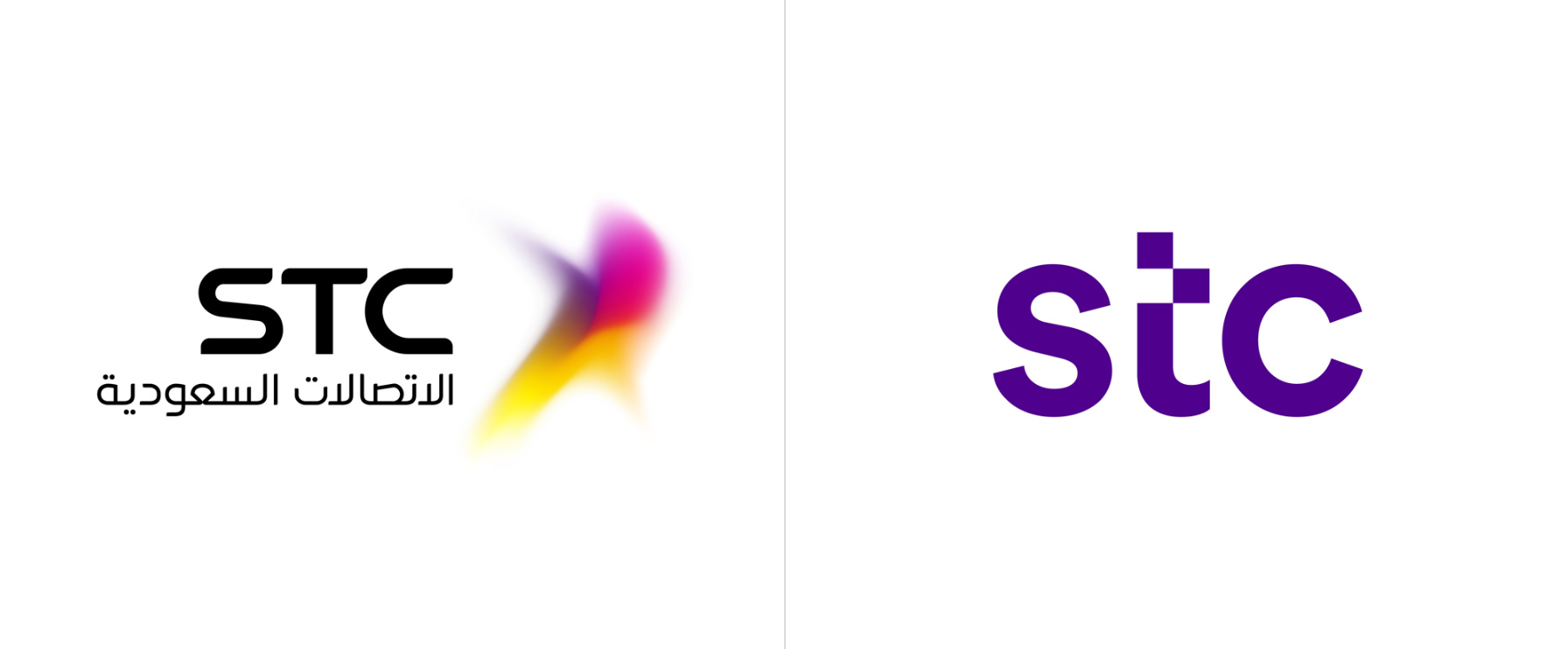 沙特電信公司（stc）新舊標志